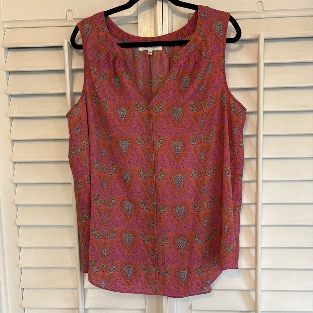 Rose & Olive‎ Pink Tank Top Size 1X